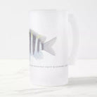 Indo-Pacific Sergeant - Frosted Glass Stein-Stick Figure Fish Illustration