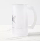 Indo-Pacific Sergeant - Frosted Glass Stein-Stick Figure Fish Illustration