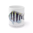 Indo-Pacific Sergeant Mug-Stick Figure Fish Illustration