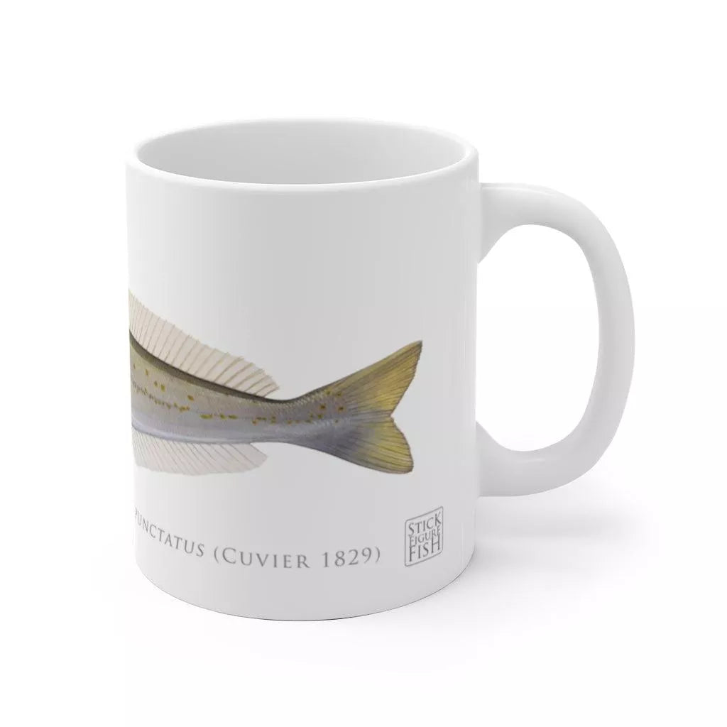 King George Whiting Mug-Stick Figure Fish Illustration