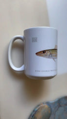 King George Whiting Mug-Stick Figure Fish Illustration