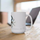 Louisiana Blue Crab Mug-Stick Figure Fish Illustration