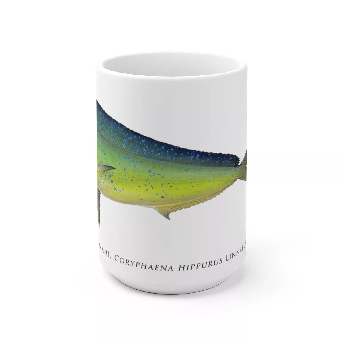 Mahi Mahi Mug-Stick Figure Fish Illustration