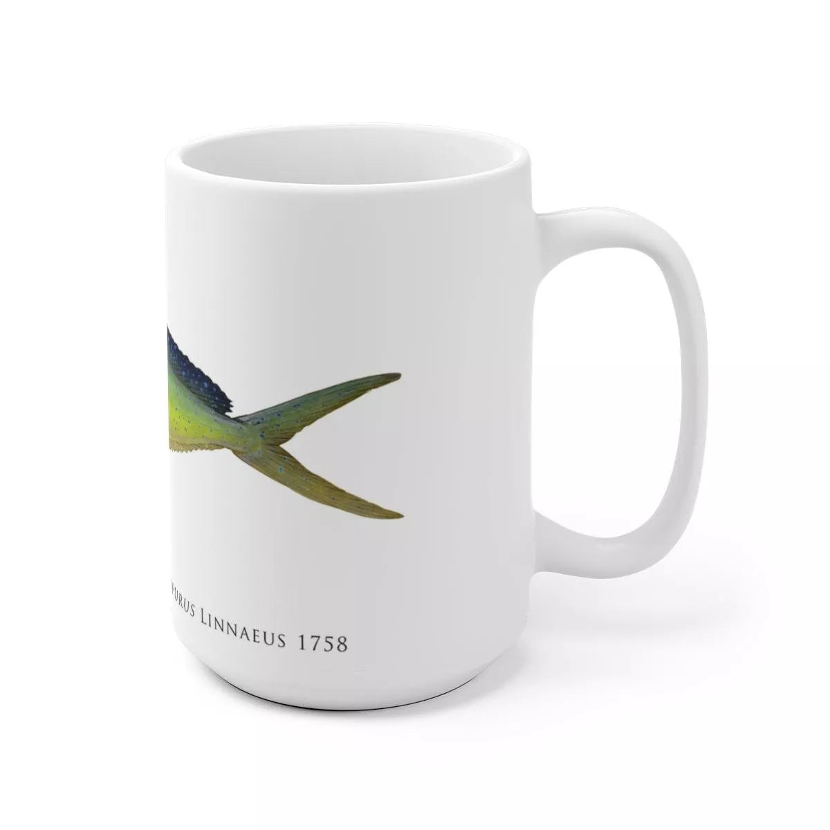 Mahi Mahi Mug-Stick Figure Fish Illustration