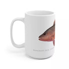 Mangrove Jack Mug-Stick Figure Fish Illustration