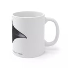 Manta Ray Mug-Stick Figure Fish Illustration