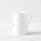 Mud Crab - Fine Bone China Mug-Stick Figure Fish Illustration