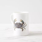 Mud Crab - Fine Bone China Mug-Stick Figure Fish Illustration