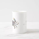 Mud Crab - Fine Bone China Mug-Stick Figure Fish Illustration