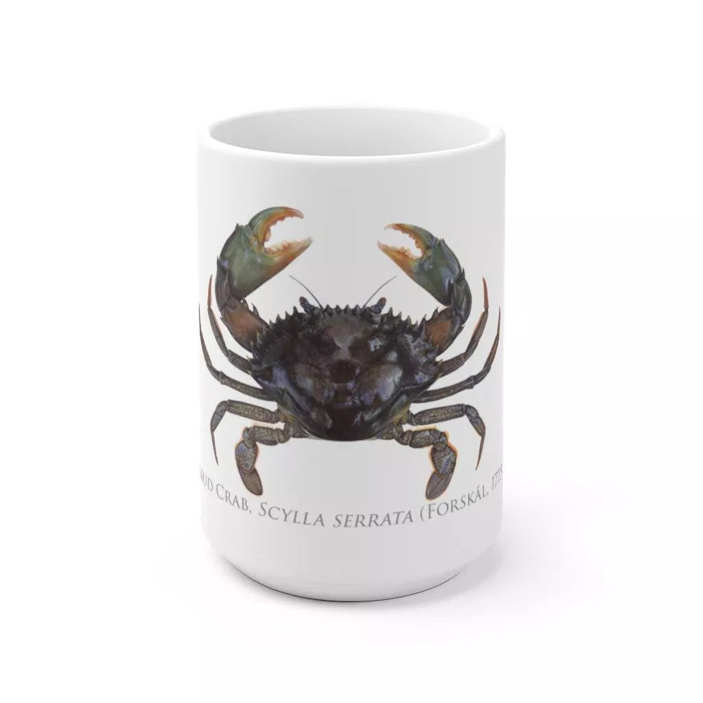 Mud Crab Mug-Stick Figure Fish Illustration