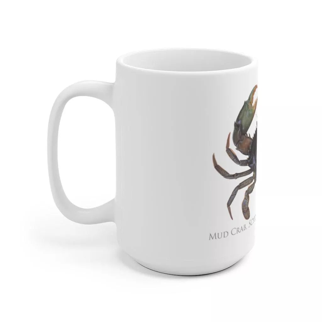 Mud Crab Mug-Stick Figure Fish Illustration