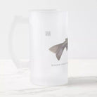 Rainbow Trout - Frosted Glass Stein-Stick Figure Fish Illustration