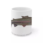 Rainbow Trout Mug-Stick Figure Fish Illustration