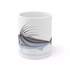 Roosterfish Mug-Stick Figure Fish Illustration