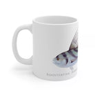 Roosterfish Mug-Stick Figure Fish Illustration