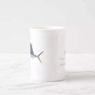 Sailfish - Fine Bone China Mug-Stick Figure Fish Illustration