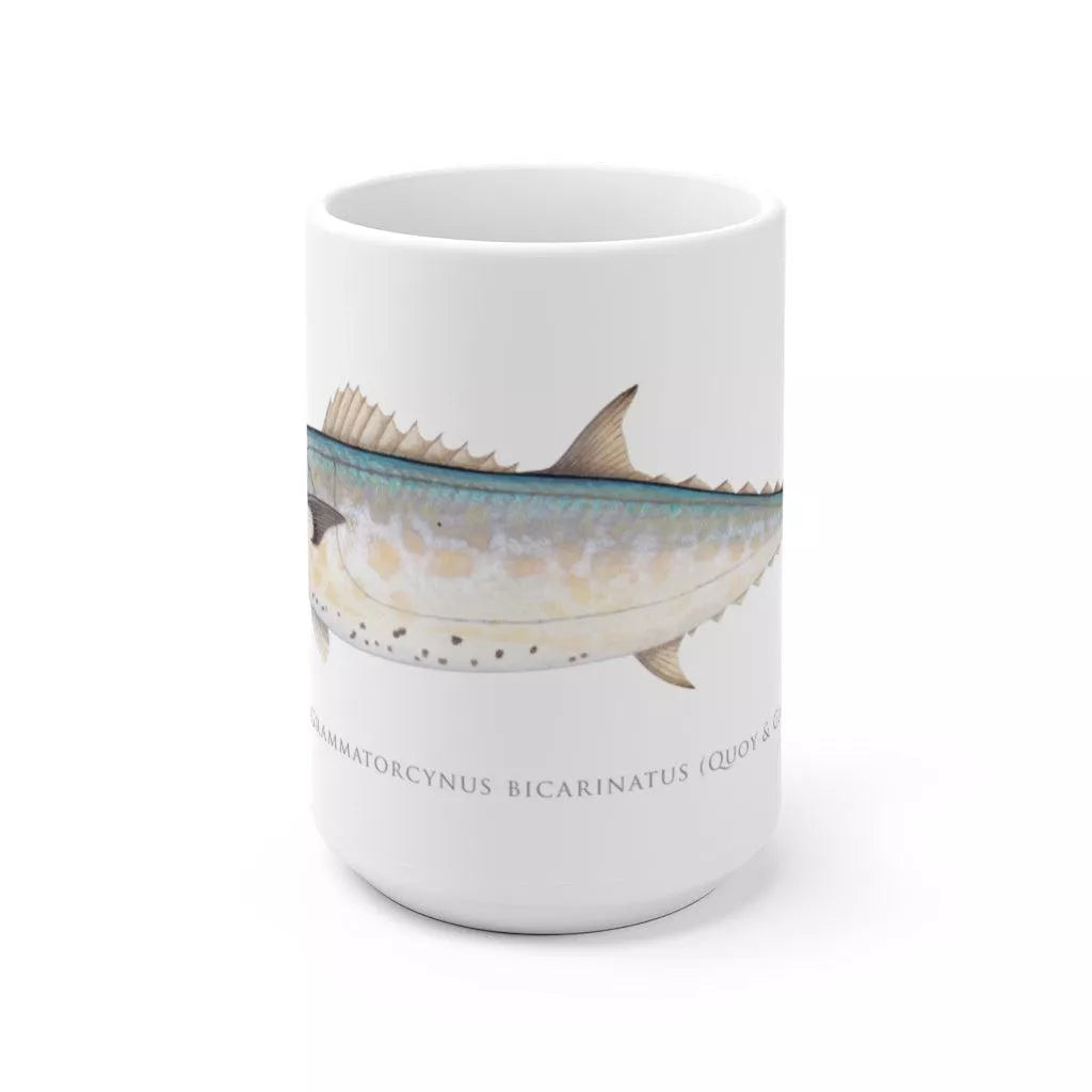 Shark Mackerel Mug-Stick Figure Fish Illustration