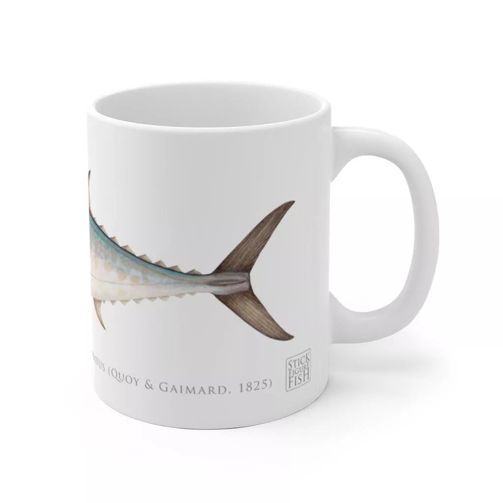 Shark Mackerel Mug-Stick Figure Fish Illustration