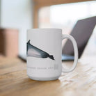 Shepherd's Beaked Whale Mug-Stick Figure Fish Illustration