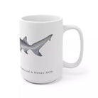 Speartooth Shark Mug-Stick Figure Fish Illustration