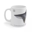 Speartooth Shark Mug-Stick Figure Fish Illustration