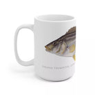 Striped Trumpeter Mug-Stick Figure Fish Illustration