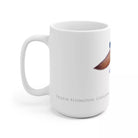 Tallfin Flyingfish Mug-Stick Figure Fish Illustration