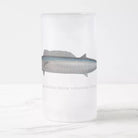 Wahoo No. 2 - Frosted Glass Stein-Stick Figure Fish Illustration