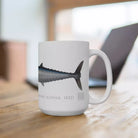 Wahoo No. 2 Mug-Stick Figure Fish Illustration