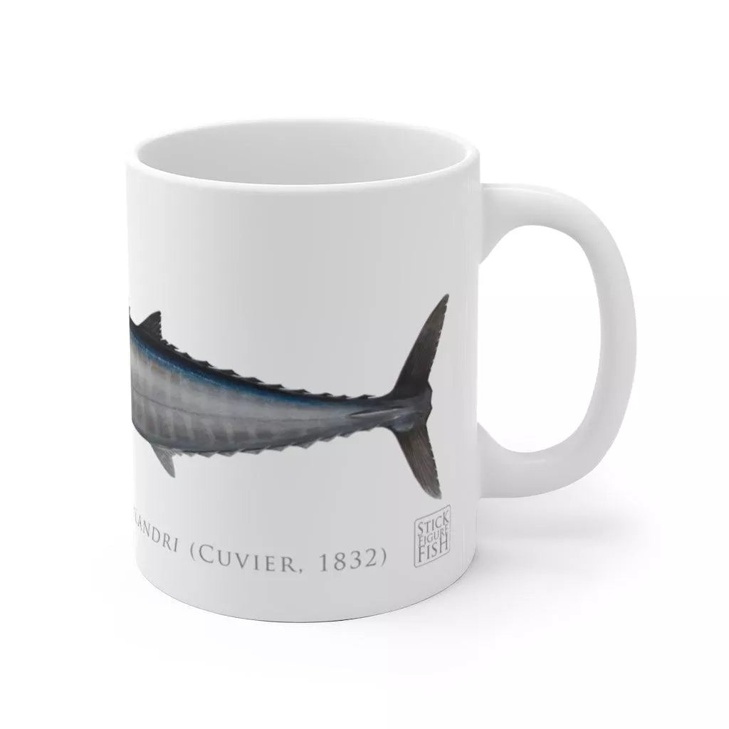 Wahoo No. 2 Mug-Stick Figure Fish Illustration