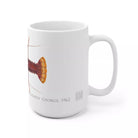 Western Rock Lobster Mug-Stick Figure Fish Illustration