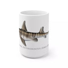 Zebra Hornshark Mug-Stick Figure Fish Illustration